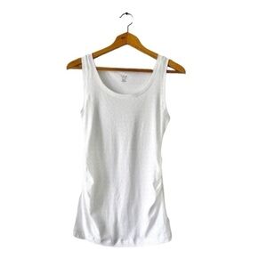 Nwt Love By Gap White Maternity Tank Top Xs
